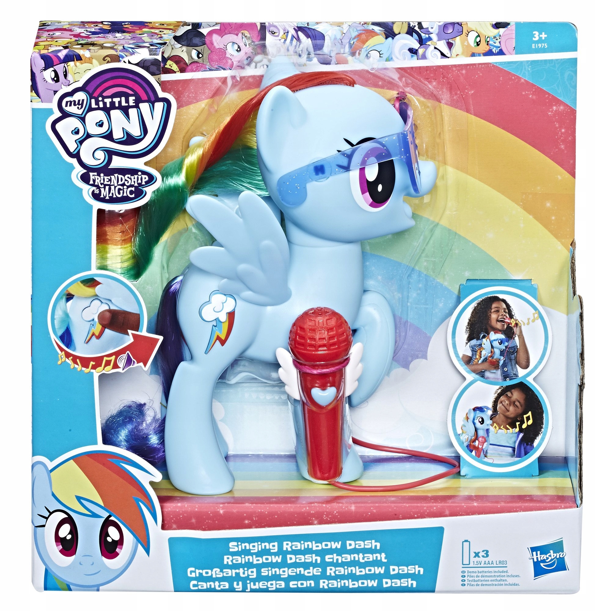 

My Little Pony Śpiewająca Rainbow Dash Kucyk E1975