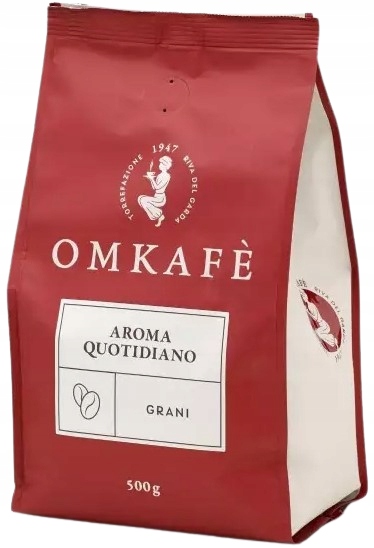 Levně Aroma Quotidiano Zrnková káva 500g Výrazná a silná chuť Robusta Arabica