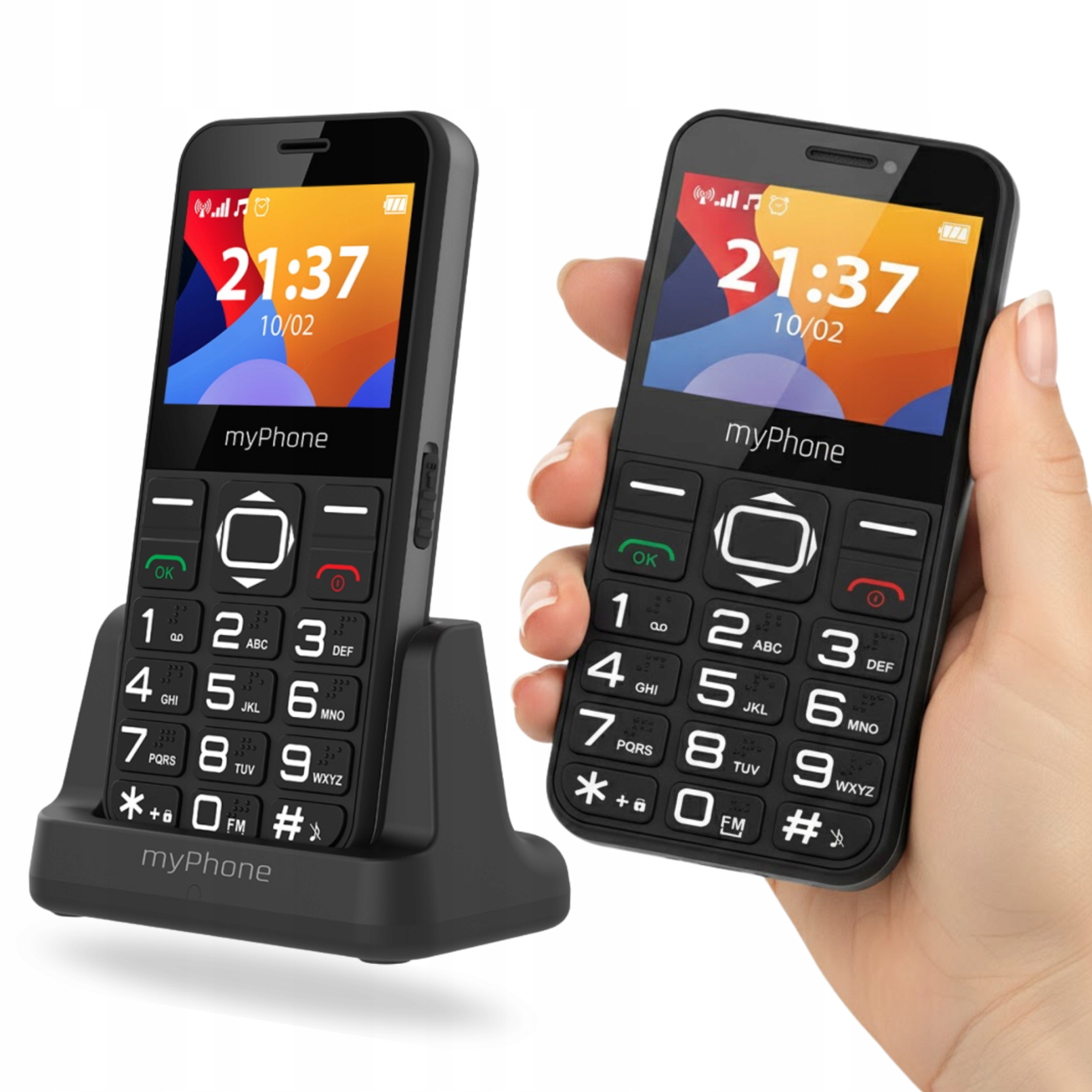 Telefon Komórkowy Myphone Halo 3 Z Klawiszami Dla Seniora Stacjonarny