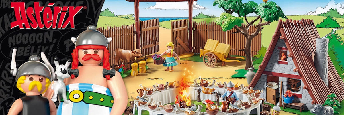 PLAYMOBIL ASTERIX - TRAGIKOMIKS I FALBALA - NOWOŚĆ 07.2024 - 71544 Seria Asterix