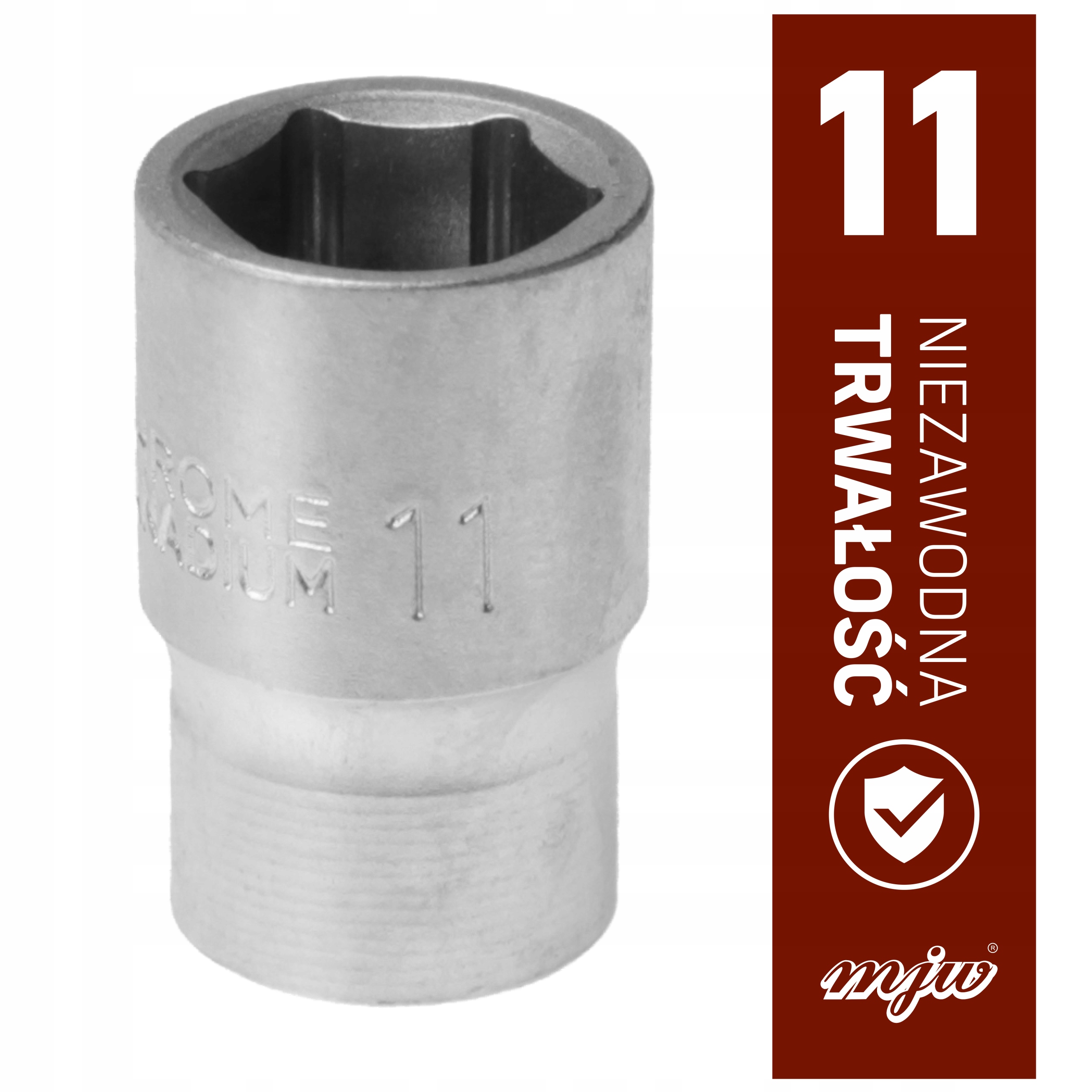 

Klucz nasadowy 1/4 nasadka mała 11 mm Mjw