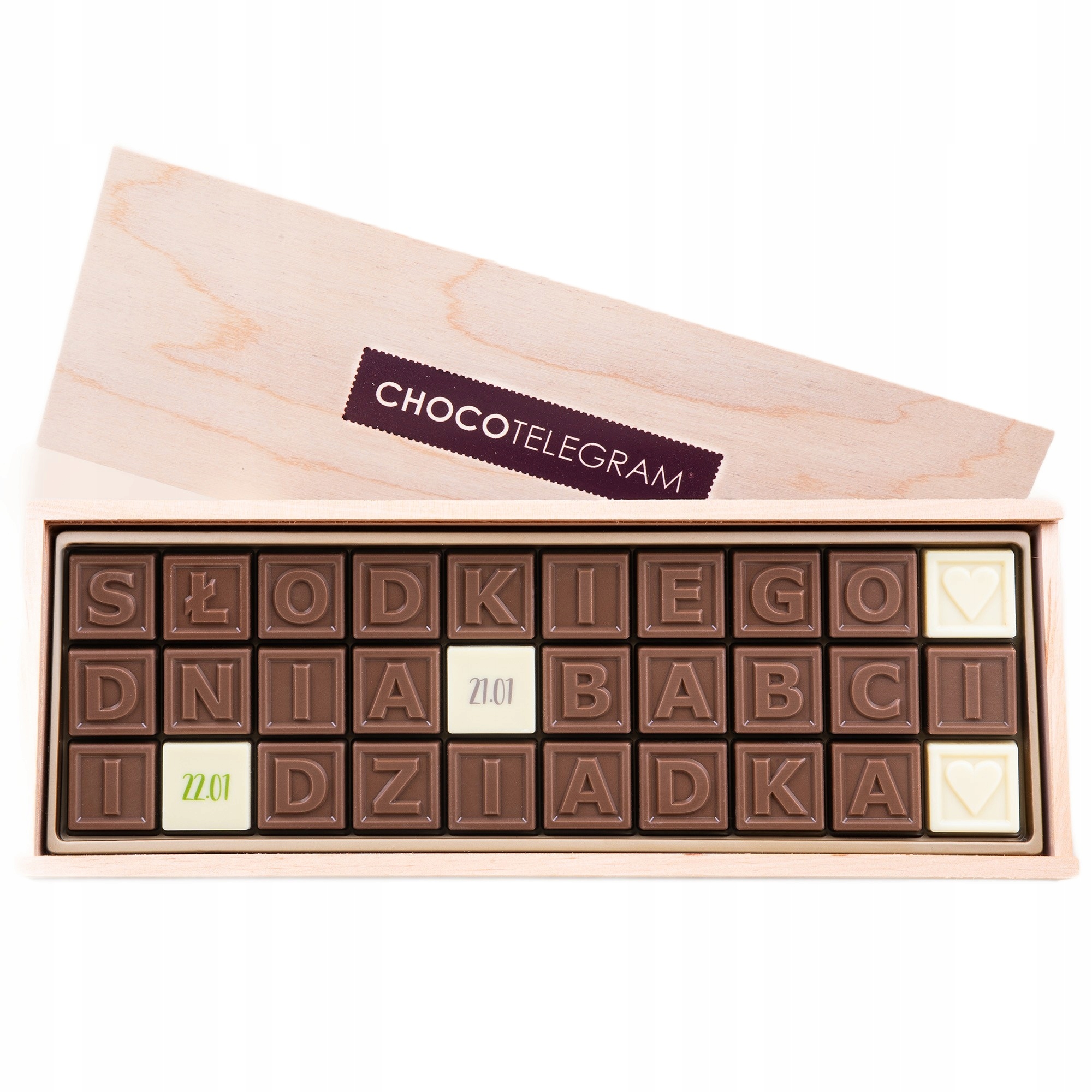 Levně Dárek pro dědečka a babičku Telegram Sladký den babičky a dědečka 285 g