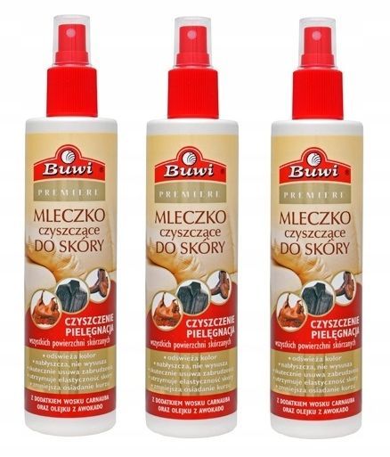 

Mleczko do czyszczenia skóry Buwi 300 ml x 3 sztuk