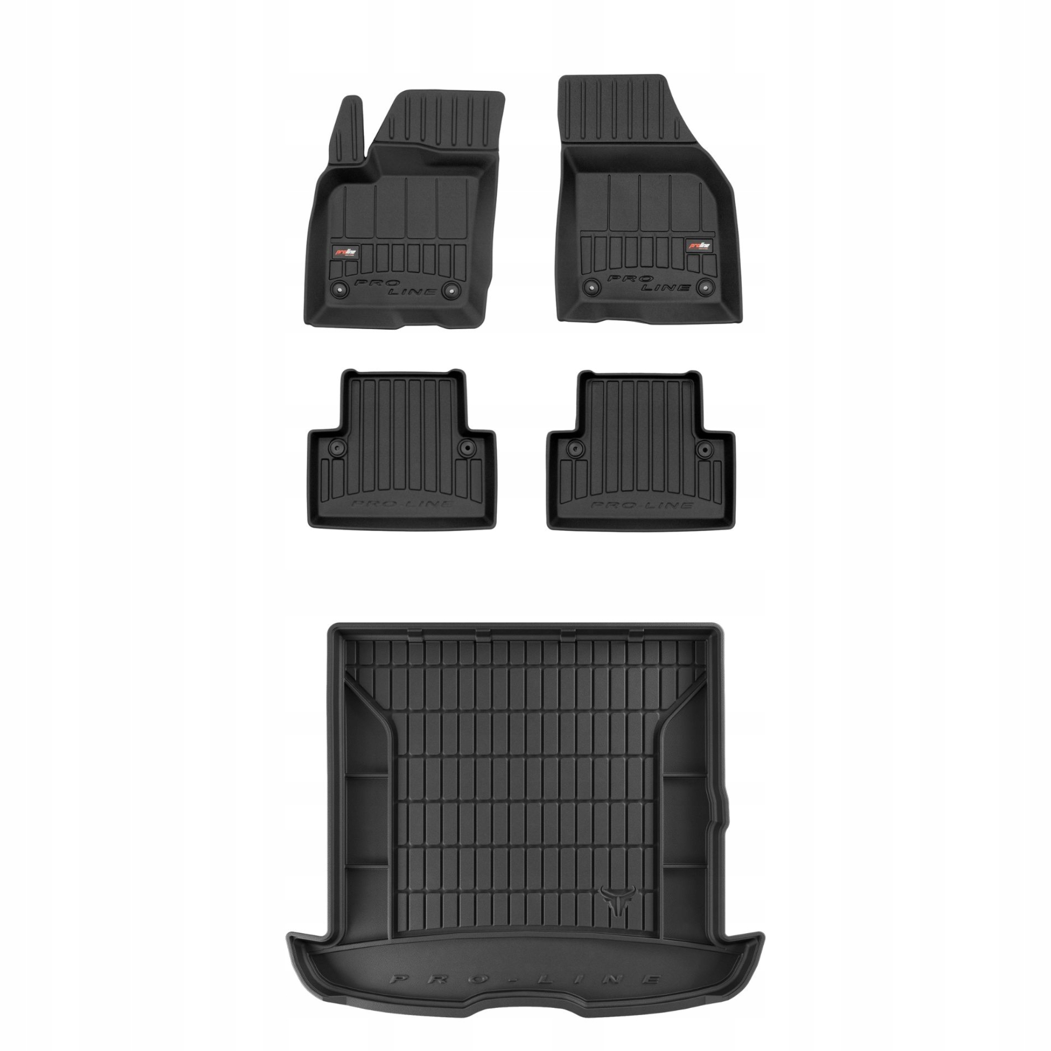 Sada gumových kobercov a rohoží pre Volvo V50 2004-12