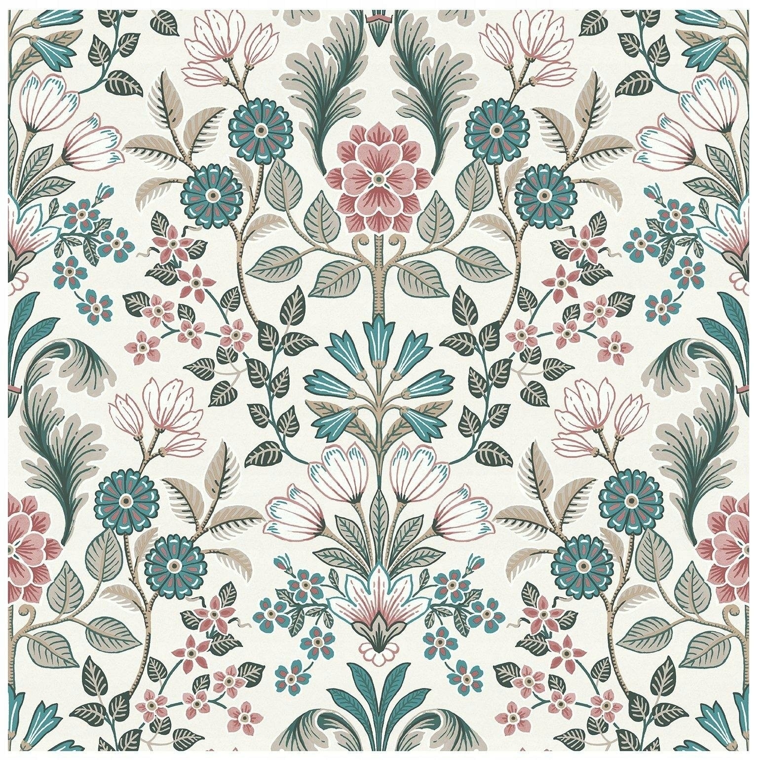 

Tapeta winylowa kwiaty retro tapety ścienne