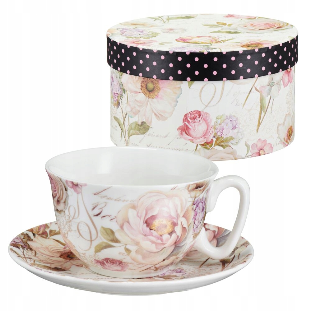 Filiżanka 300 ml ze spodkiem PEONY WLN VILLA ITALIA