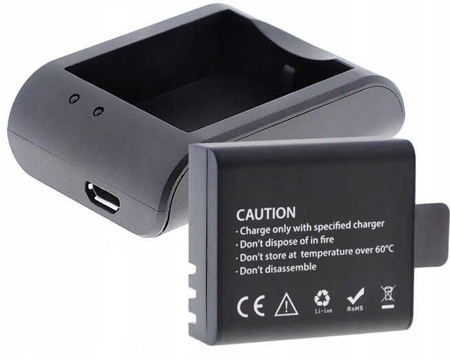 Ładowarka + akumulator (bateria) do LAMAX X9.1, X9.2