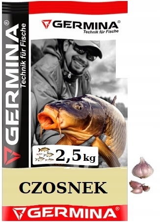 ZANĘTA GERMINA GROUNDBAIT Supercena za 2,5 kg. CZOSNEK "GARLIC
