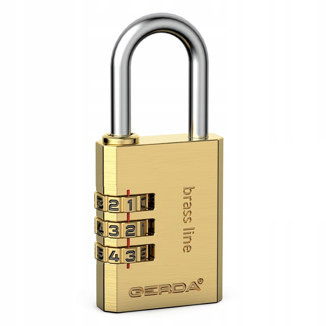 

Kłódka Szyfrowa Mosiężna Gerda Brass Line Kms S20