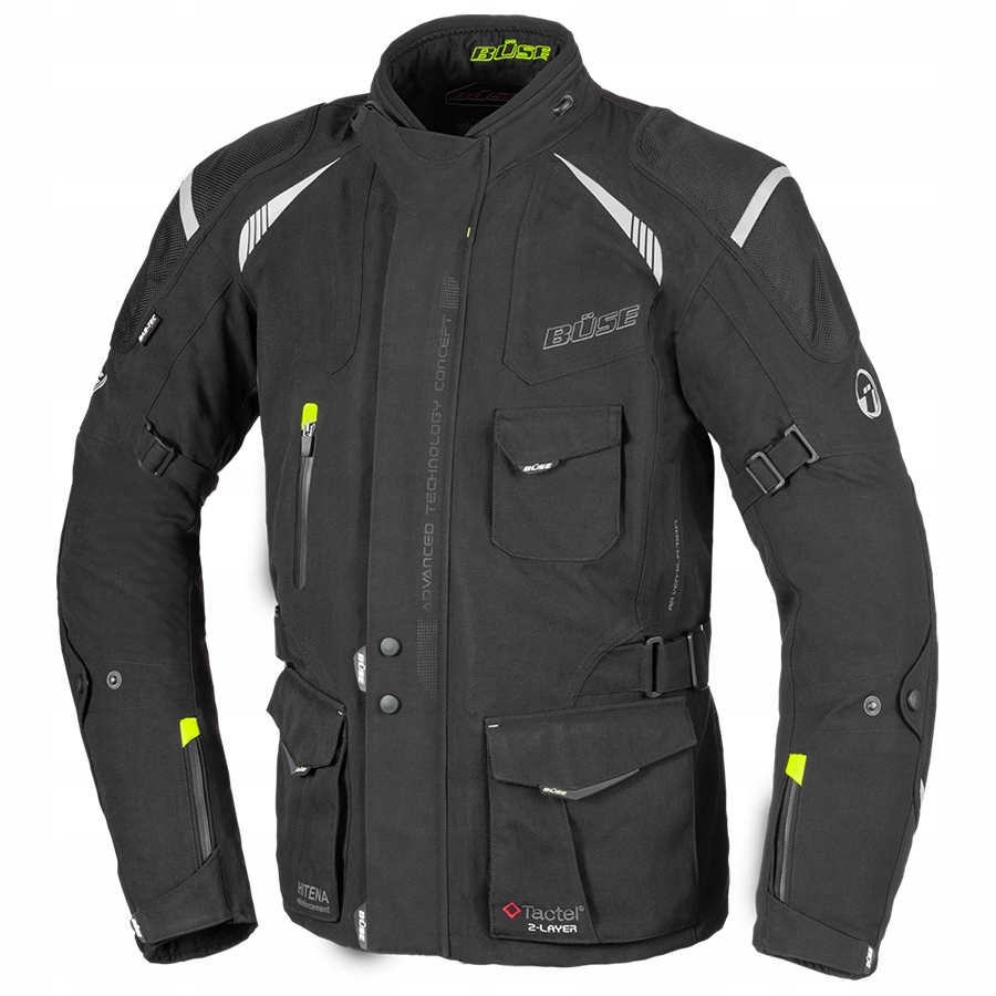 Motocyklová bunda Buse Grado čierna 56