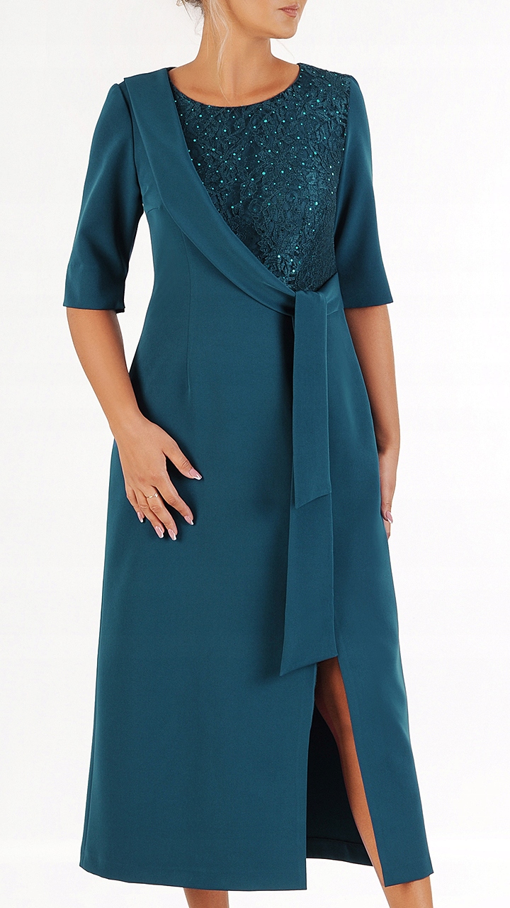 Šaty Rebeka 42 let pro svatební hostina přijímání, elegantní společenské přijímání