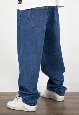 Kalhoty Prosto Baggy Slav modré