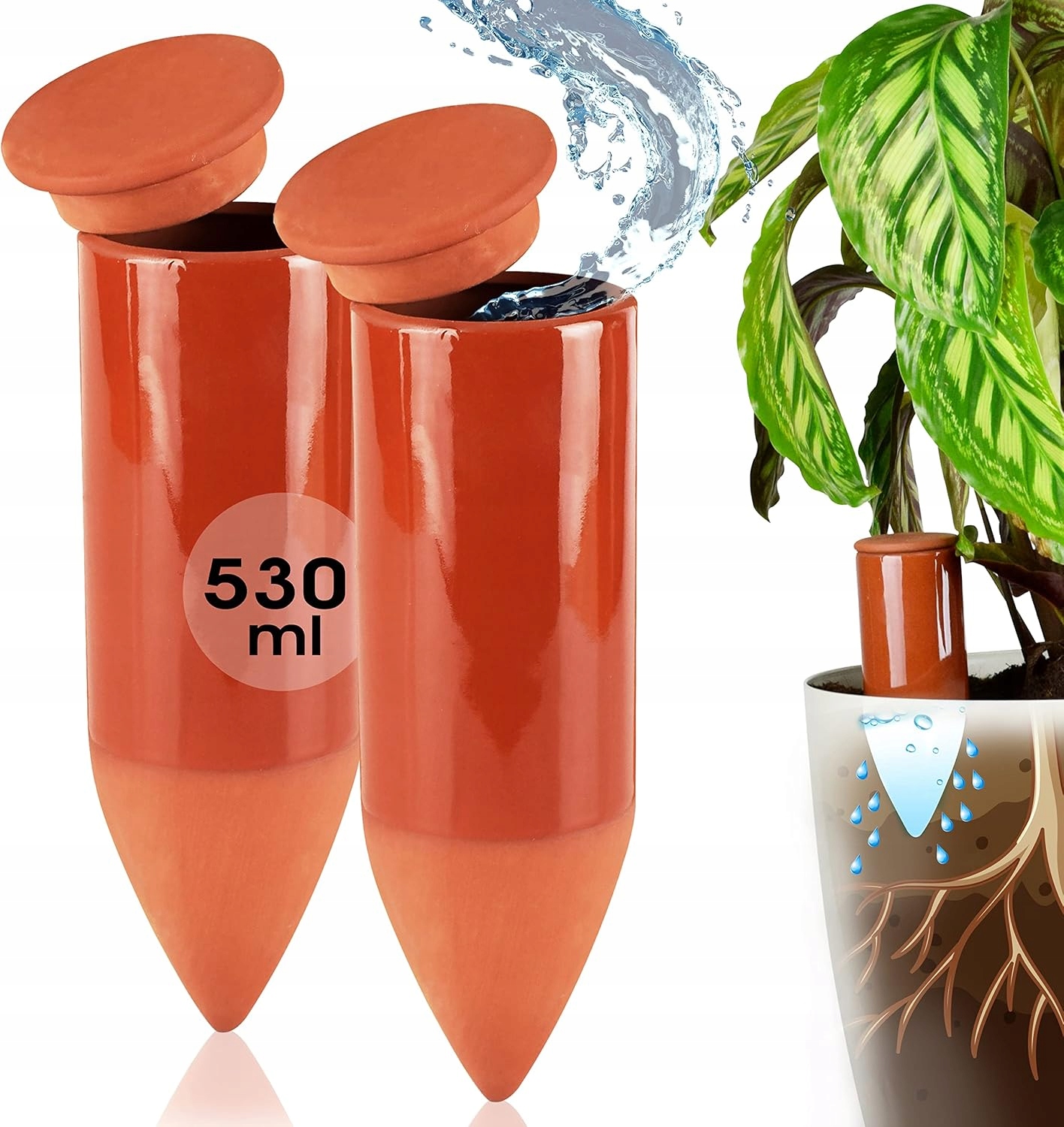 Samotné zalievanie rastlín Livondo Pomoc pri zalievaní 2 x 530 ml