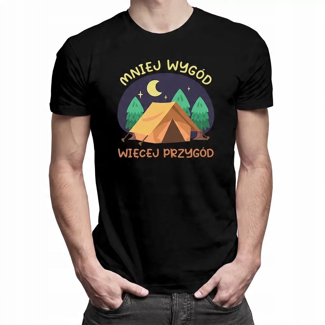 

Mniej wygód więcej przygód Koszulka