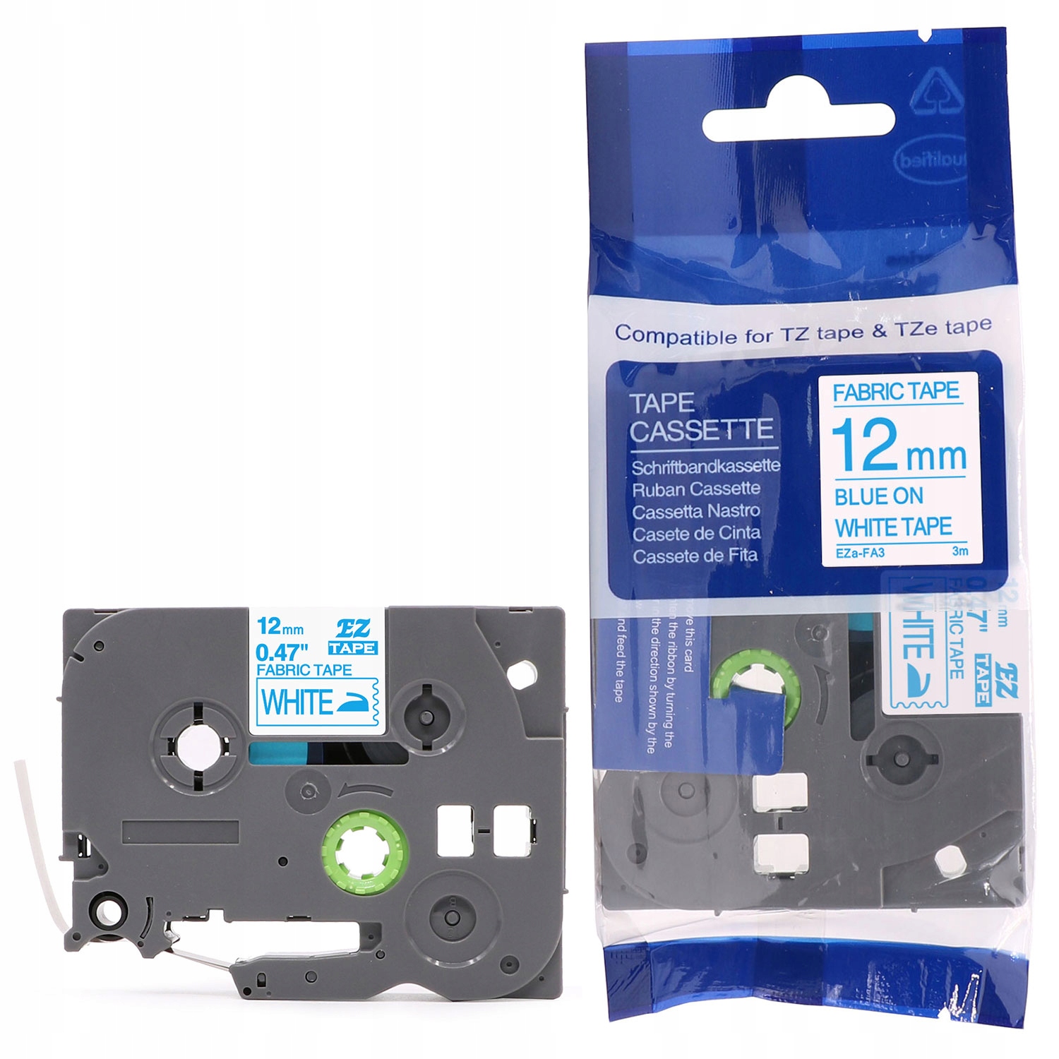 Taśma do Brother TZE-FA3 do naprasowania Kod producenta TZe-FA3