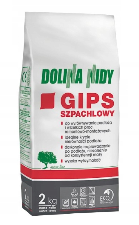 

Gips szpachlowy 2 kg Dolina Nidy