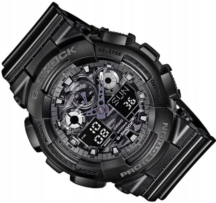 Nezničitelné Hodinky Casio G-shock GA-100CF-1A WR200 Originál – Odolné Pro Extrémní Podmínky