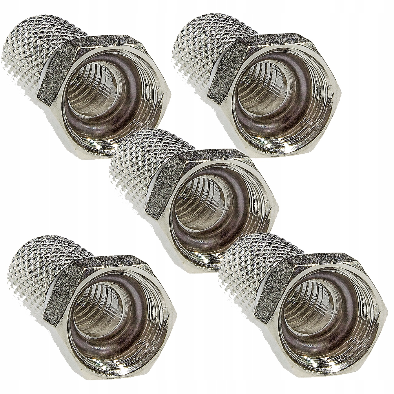 

5x Wtyk F Sat Tv 6,8mm z uszczelką LB0032