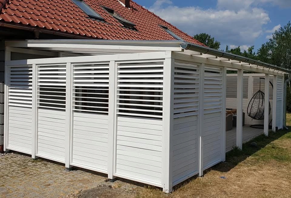 System prowadzący żaluzji. Stal 100 Antracyt. Rodzaj ścianka