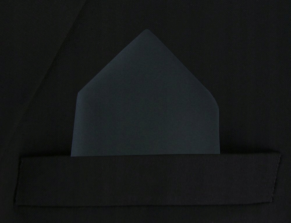 Elegancka, Jednokolorowa Poszetka - Chattier - Zieleń Butelkowa Marka inna