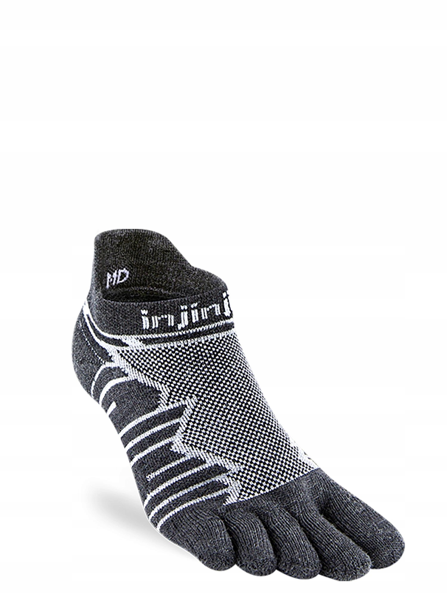 Skarpety do biegania Injinji Ultra Run No-Show Wool slate/slate 44,5-47