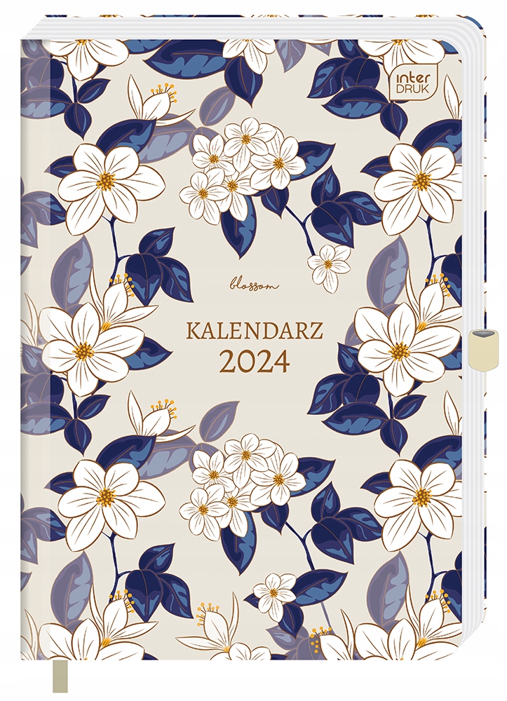 Interdruk Kalendarz Książkowy A5 384 Mat+UV Bloom 2024