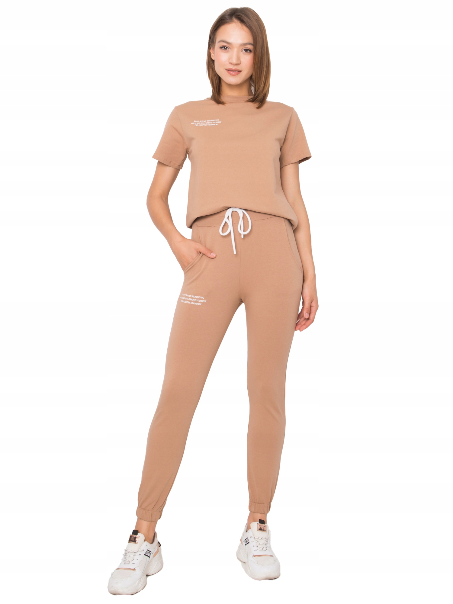 

Bawełniany Komplet Damski spodnie bluza - L