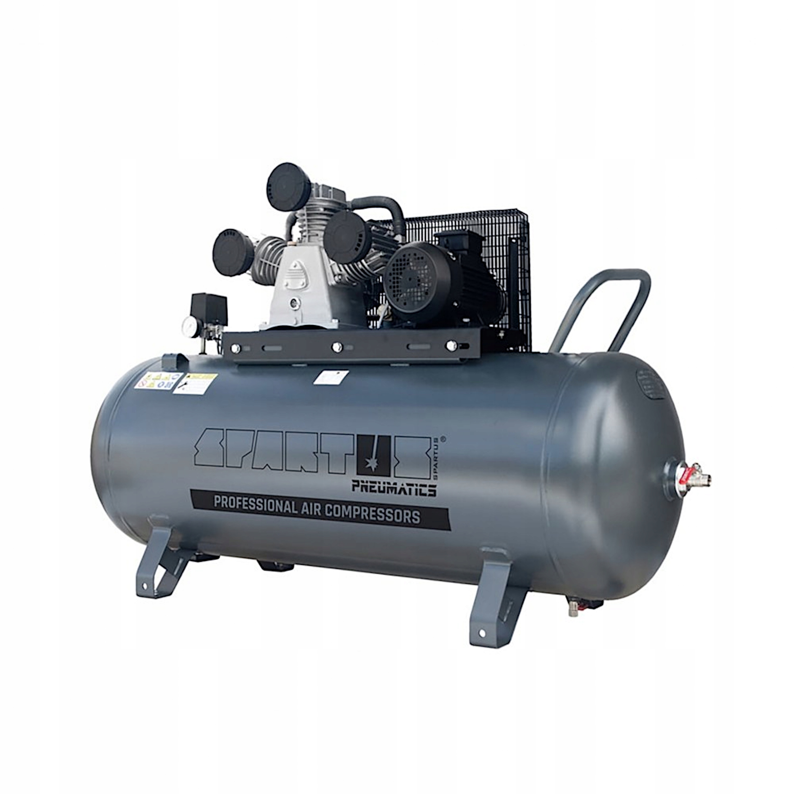 Olejový Kompresor Spartus 880 L/min Nádrž 270 l 400 V 10 Bar Kompresor