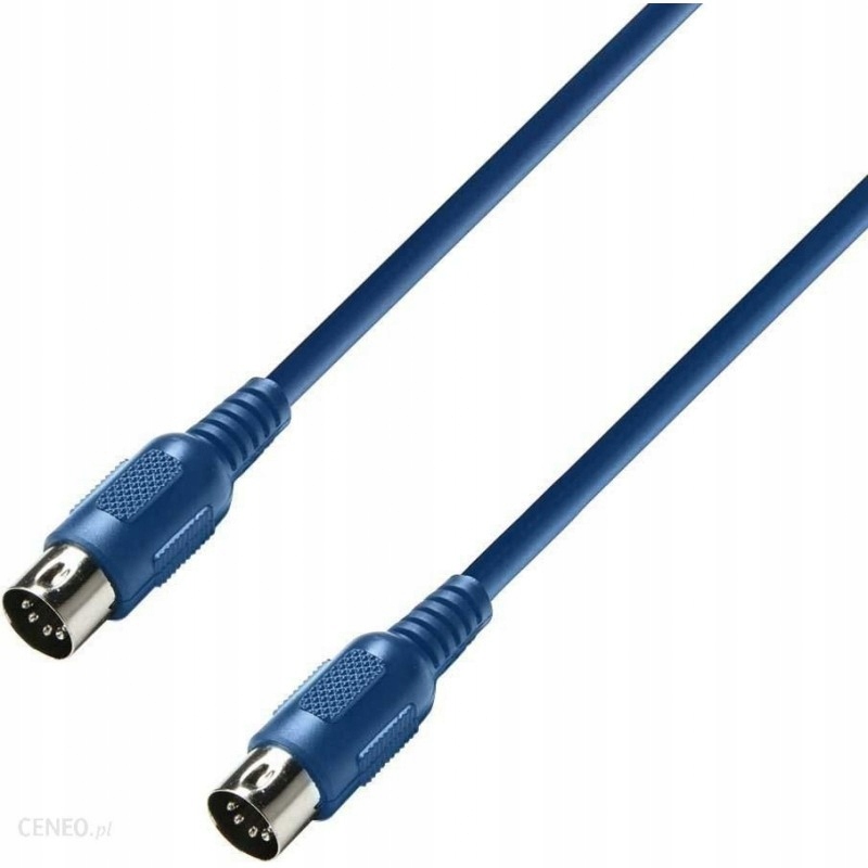 Kabel DIN - DIN Adam Hall K3MIDI0075BLU 0,75 m