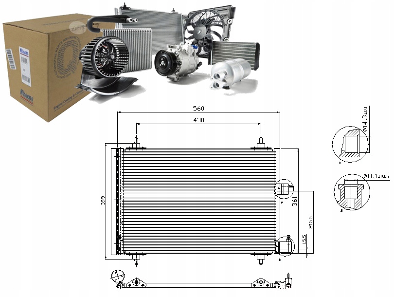 NIS94542 Chladič Klimatizace (s Odvlhčovačem) Cit Asistent řidiče #33