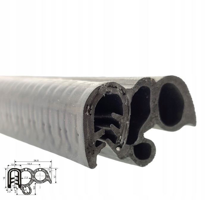 USZCZELKA UNIWERSALNA T70 NA KRAWĘDŹ ZBROJONA