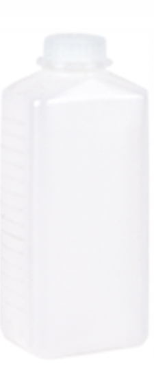 Pojemnik z podziałką, nakrętką I plombą 1,0L APP