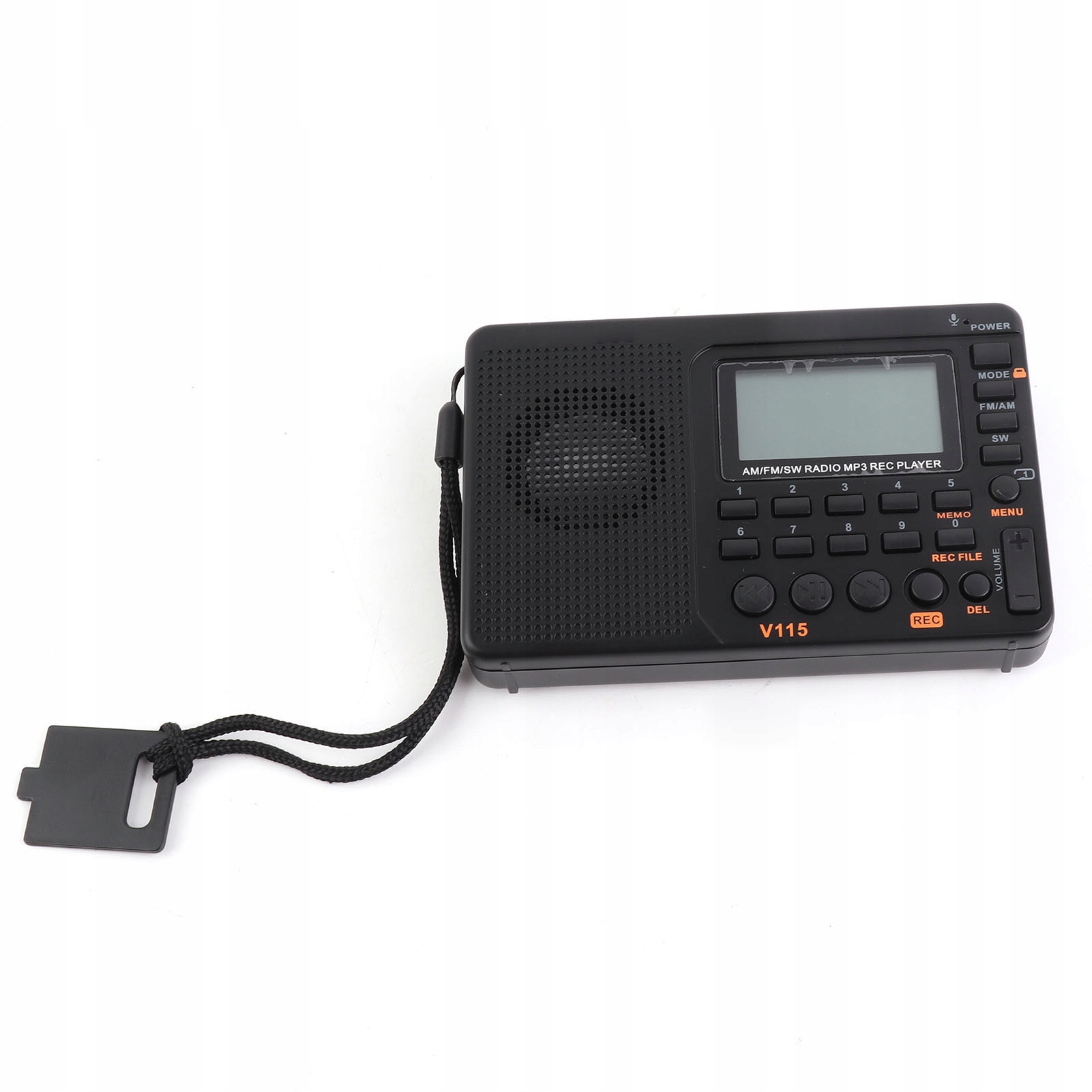 Retekess V-115 Rádio Fm/am/sw Vícepásmový rádiový přijímač Qa