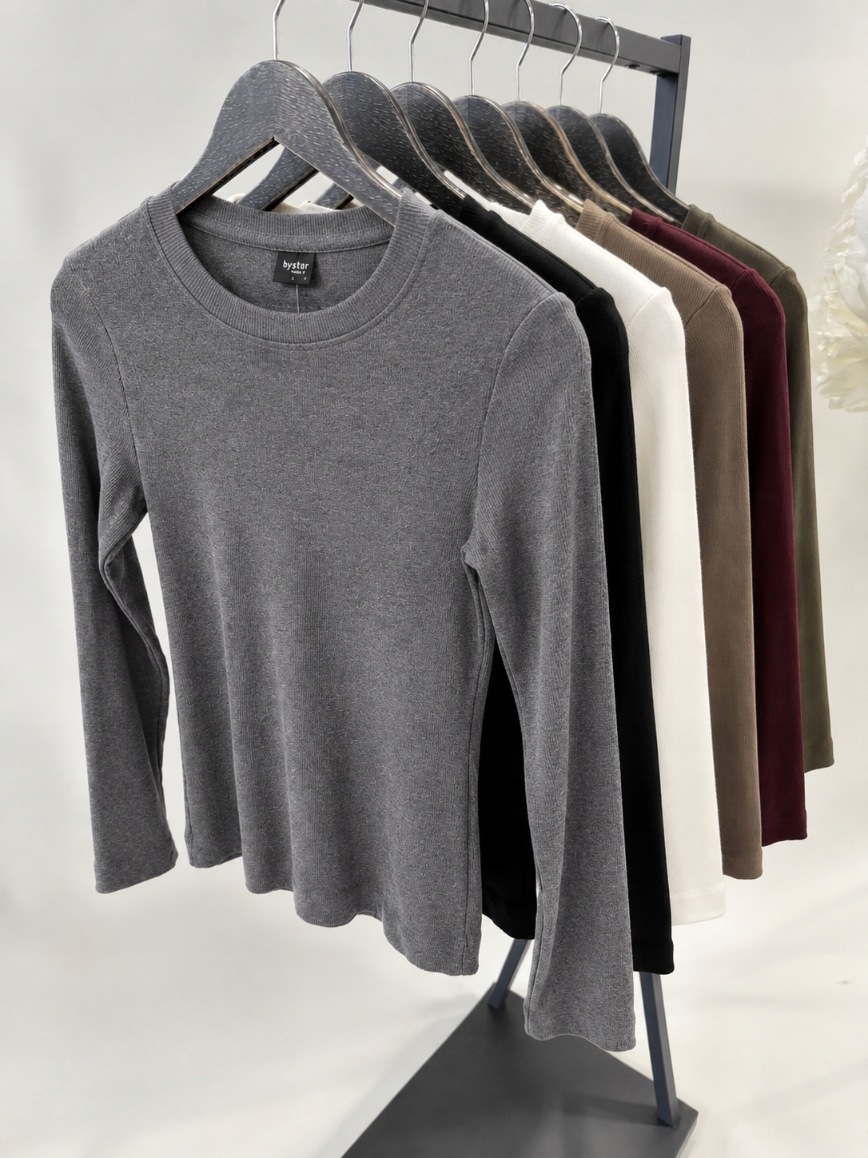 By O La La...! Basic Halenka S Nášivkou Na Zádech Šedá (smoke Grey) L