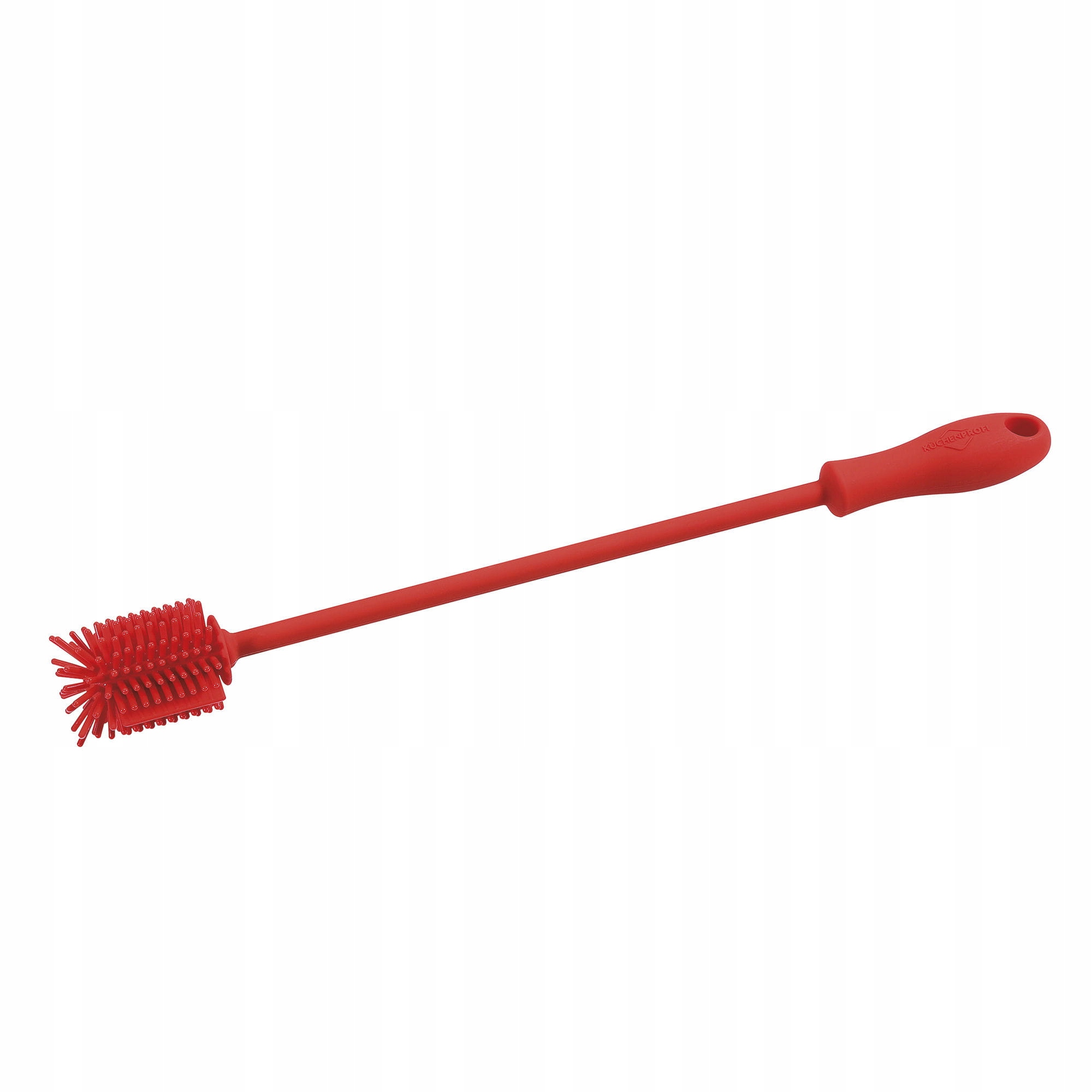 Levně Kartáč na mytí karaf, silikon, 31 cm, červený Kuchenprofi