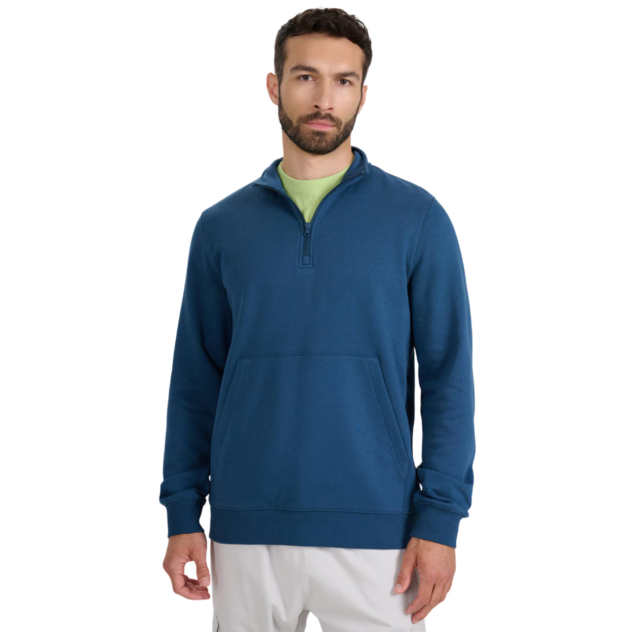 Pánská mikina 4F M1902 mořská zeleň 4FWAW25TSWSM1902 46S Velikost 2XL