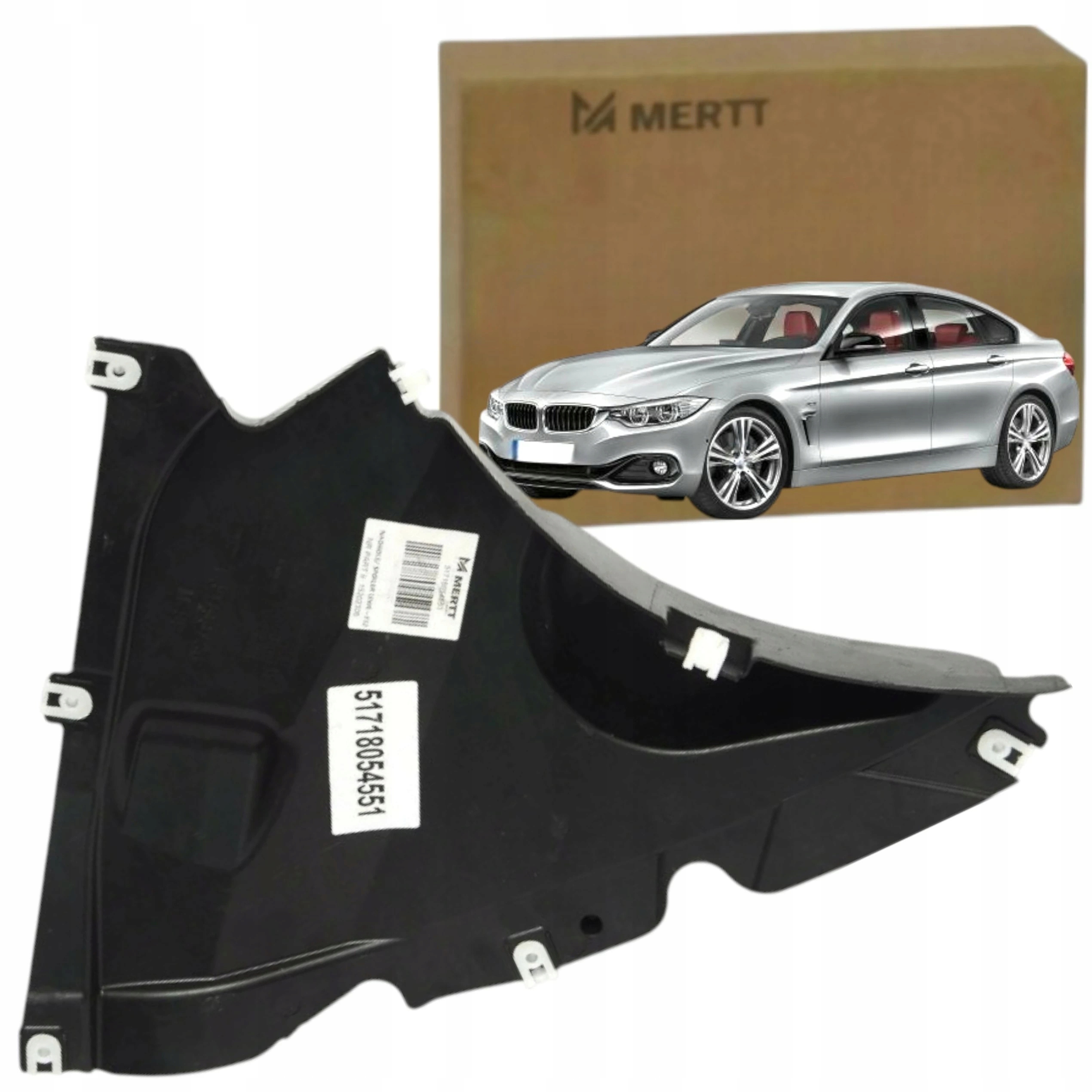 Bmw 4 F32 pravý trojúhelník kryt kola M Paket Pravé Přední Kolo