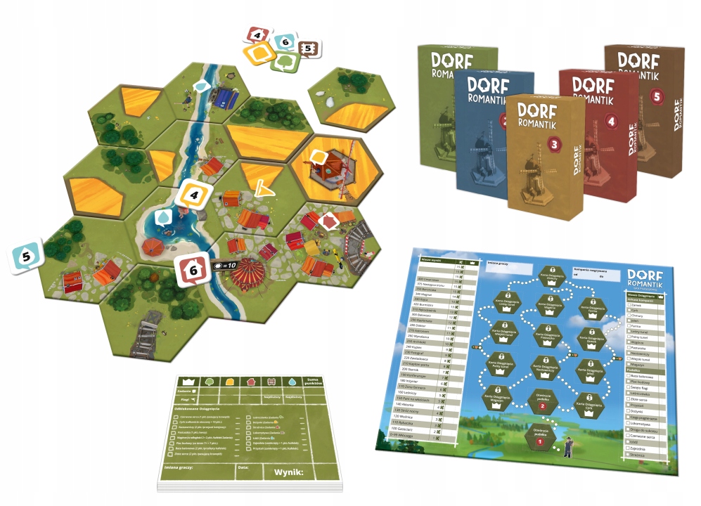 Dorfromantik IUVI Games Nazwa Dorfromantik