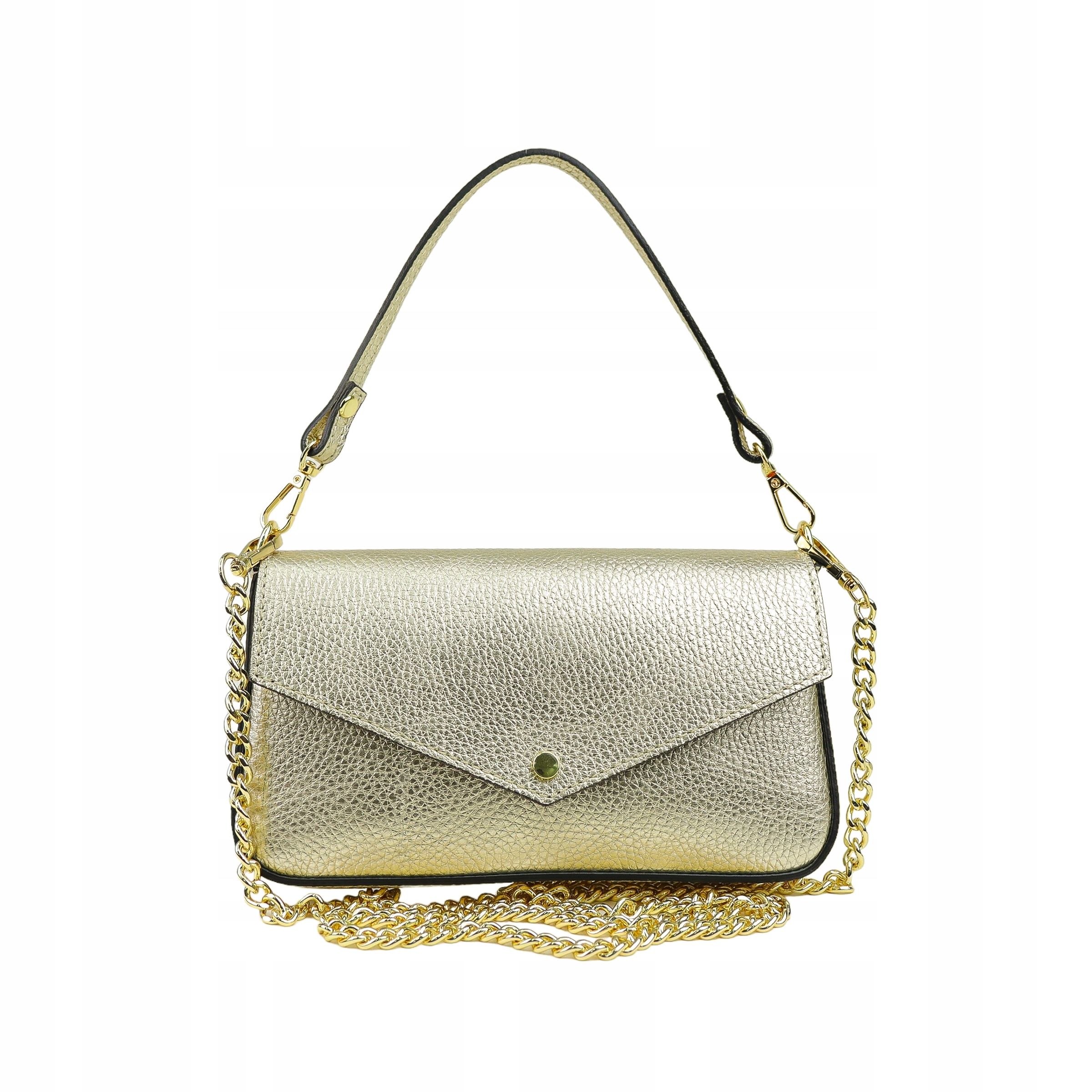 Dámská kabelka Přes Rameno kůže Gill Zlatá