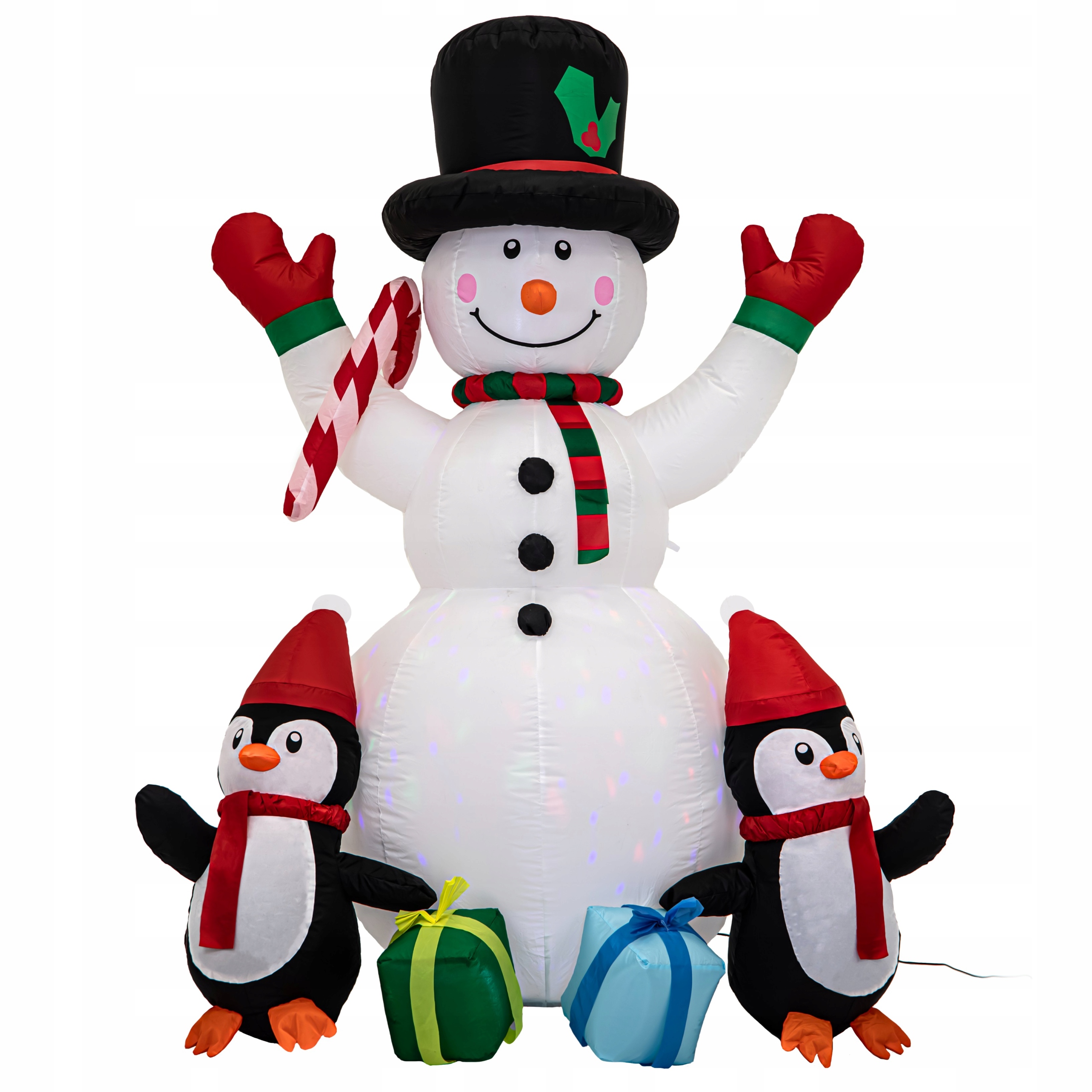 Snehuliak nafukovací Svietiaci Veľký nafukovací Led 180 cm