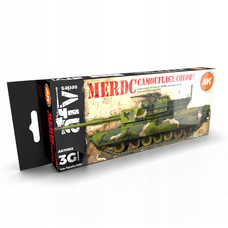 Ak Interactive 11653 Sada barev Merdc Camouflage Colors
