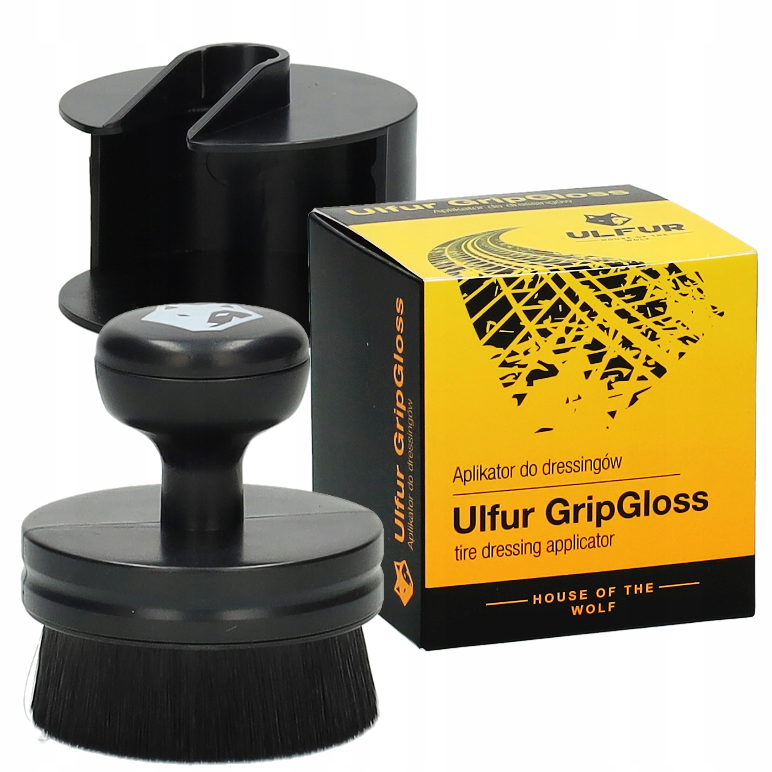 Ulfur GripGloss Aplikator Szczoteczka do Dressingów z Uchwytem