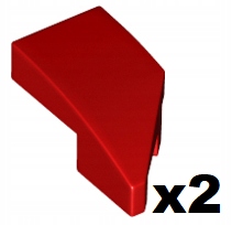 

Lego 29120 Skos Lewy Czerwony 2 szt. Nowy