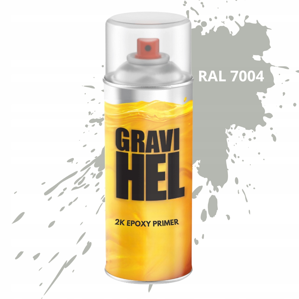 Ral 7004 2K Podkład Epoksydowy Antykorozyjny Do Stali Farba Spray 400ML