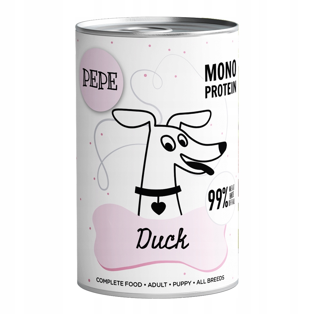 Levně Pepe Duck Pet Pack 99% kachna 6x400g