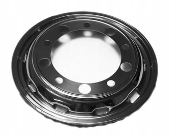 Poklice na přední ráfek 22,5" x 11,75" ET130, nerezová ocel na šrouby