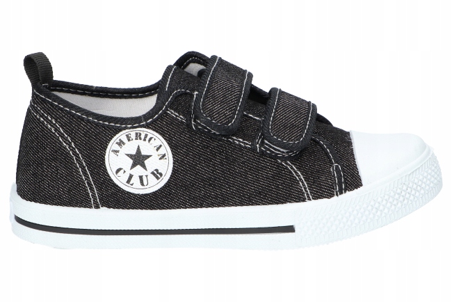 AMERICAN TEN114 TENISÓWKI TRAMPKI DZIECIĘCE NA RZEPY WKŁADKA SKÓRZANA BK 35 Bohater brak