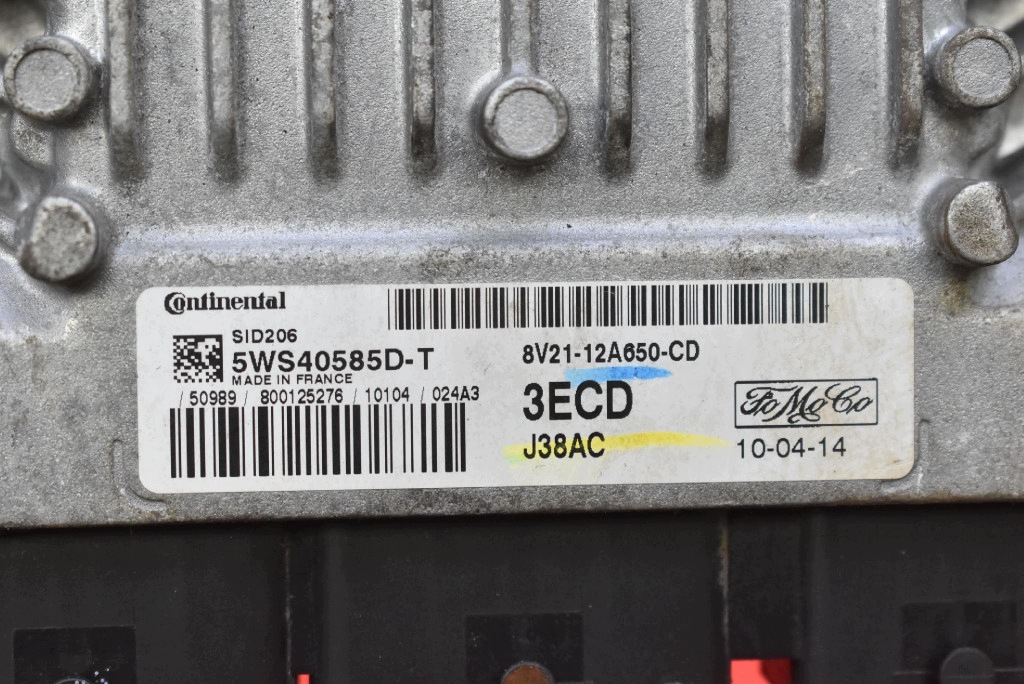 control unit computer of the engine 8V21-12A650-CD MAZDA 2 II DE 1.4 TDCI 68KM 07-10