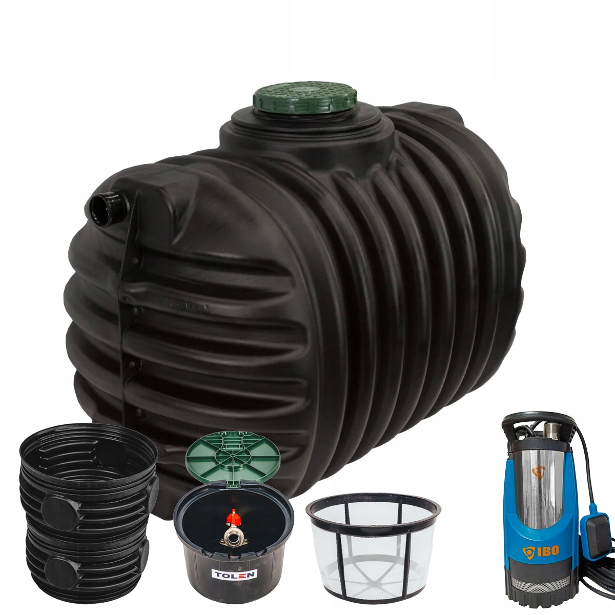 Zbiornik na deszczówkę Graf 4Rain 2650L Nadbudowa Pompa Filtr