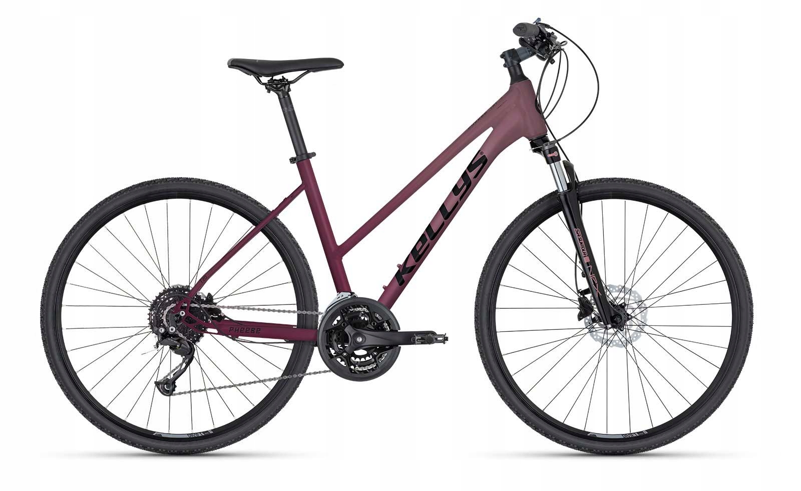 Rower crossowy damski Kellys Pheebe 20 (28'') Rosy Red M